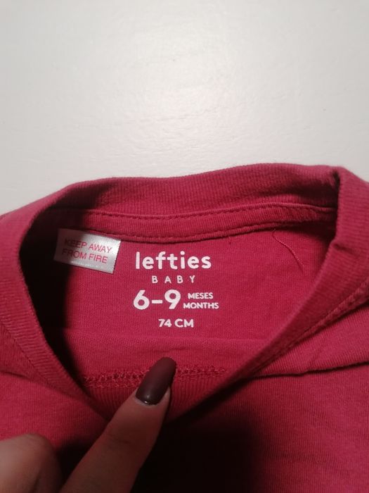 Camisola de Manga Comprida Vermelha de Bebé