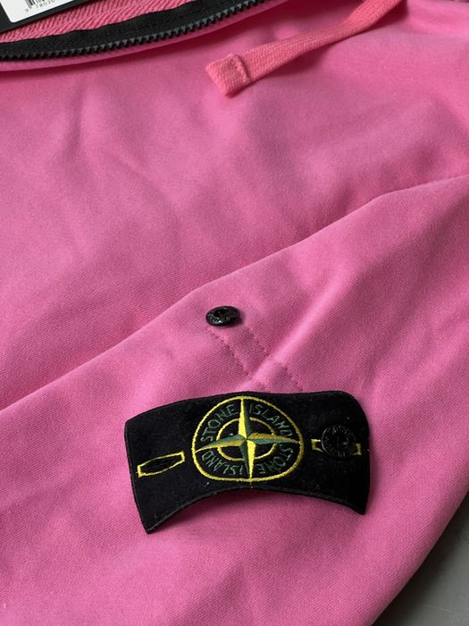 БЕЗ ПЕРЕДОПЛАТИ: Зіп худі Stone Island рожевий