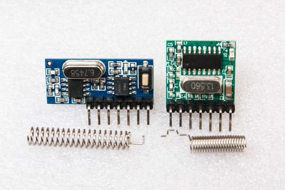 Приемник и передатчик 433 МГц (RX480 TX118) 4 канальные