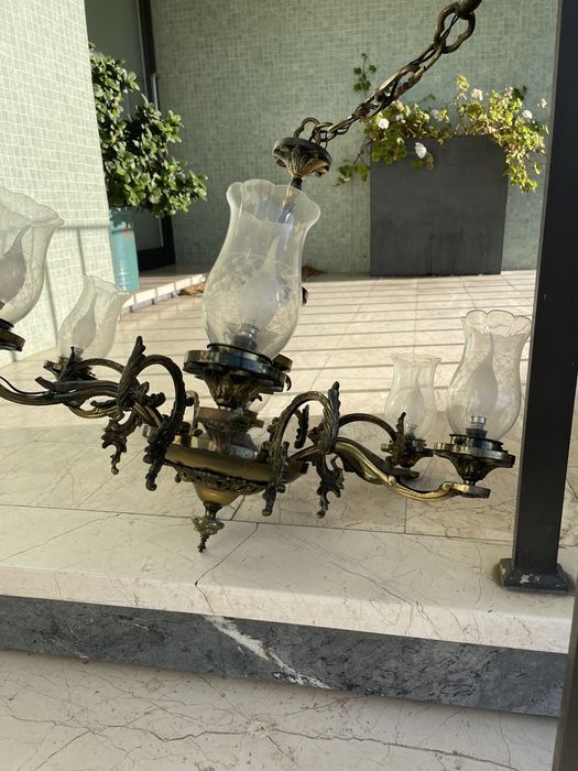 Candeeiro Abajur de Cobre