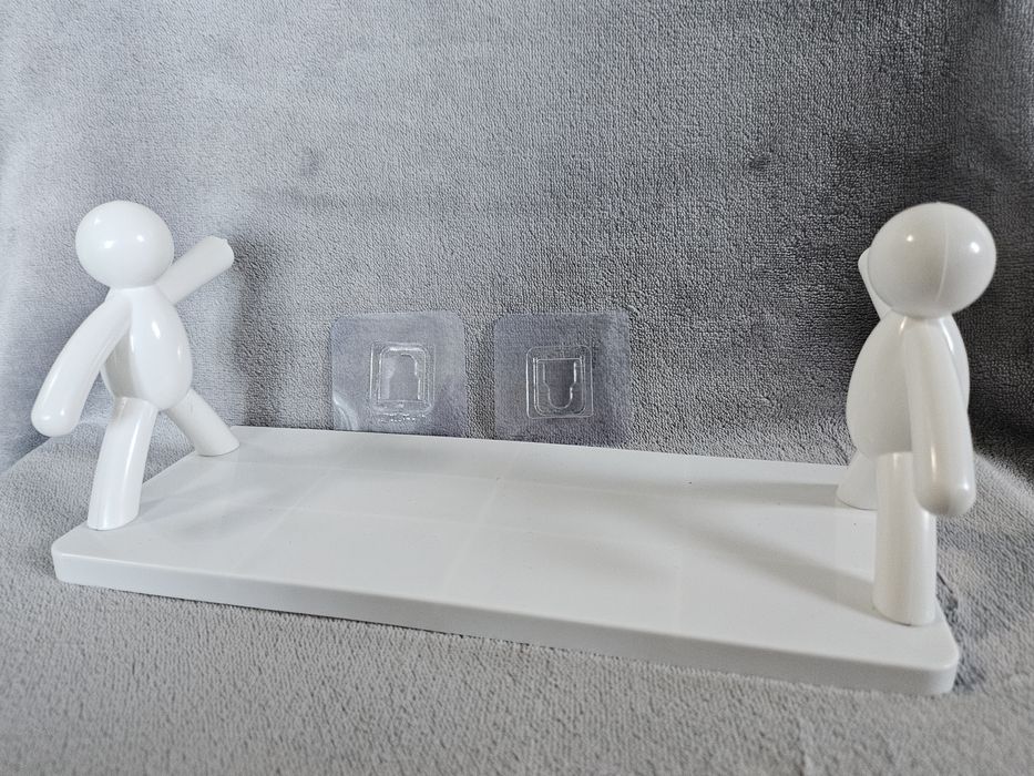 Biała półka półeczka do pokoju dziecka dekoracja na ścianę