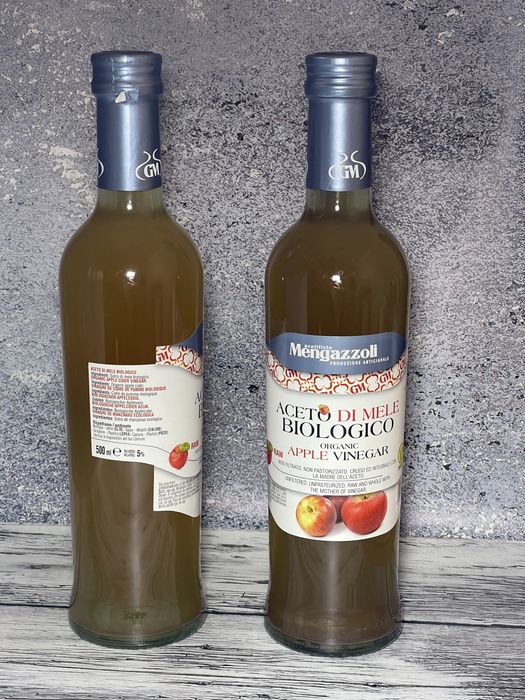 Оцет яблучний не фільтрований 250/500 мл