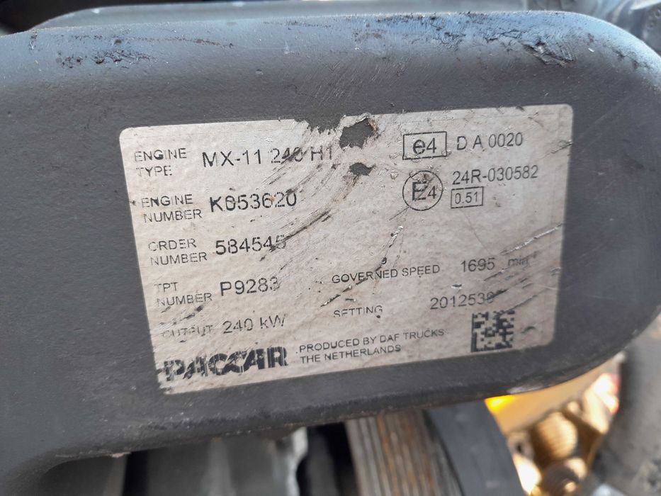 wał korbowy daf daf cf mx11