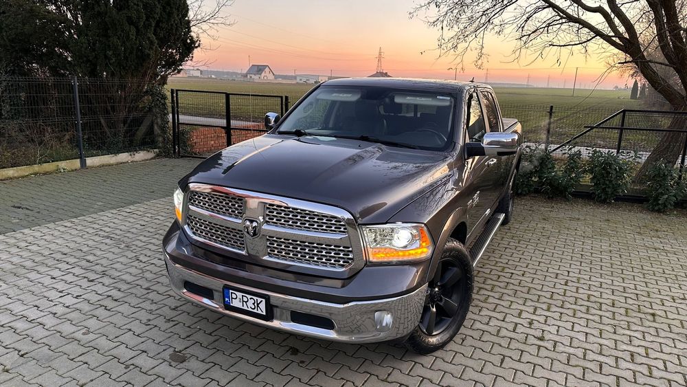RAM 1500 LARAMIE, 5.7 Hemi V8, 400KM, 2018r, BEZWYPADKOWY !