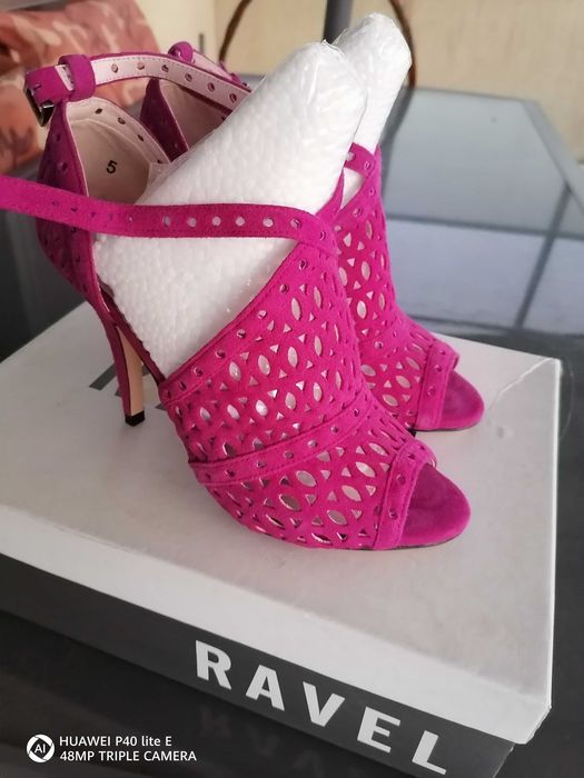 Eleganckie, sandały skóra, ażurowe,  wkł. 24,5 , rozm 38
