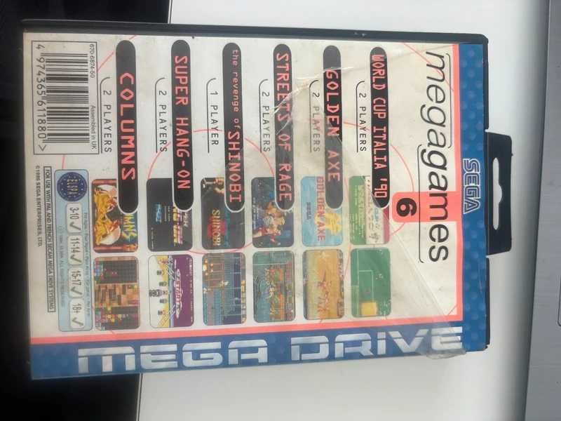 Jogo Mega Drive ( Compilação) Mega Games 6 com caixa