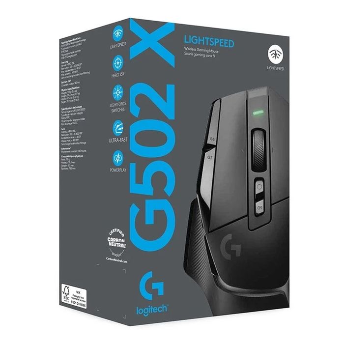 Logitech G502 X Lightspeed Wireless — ігрова мишка