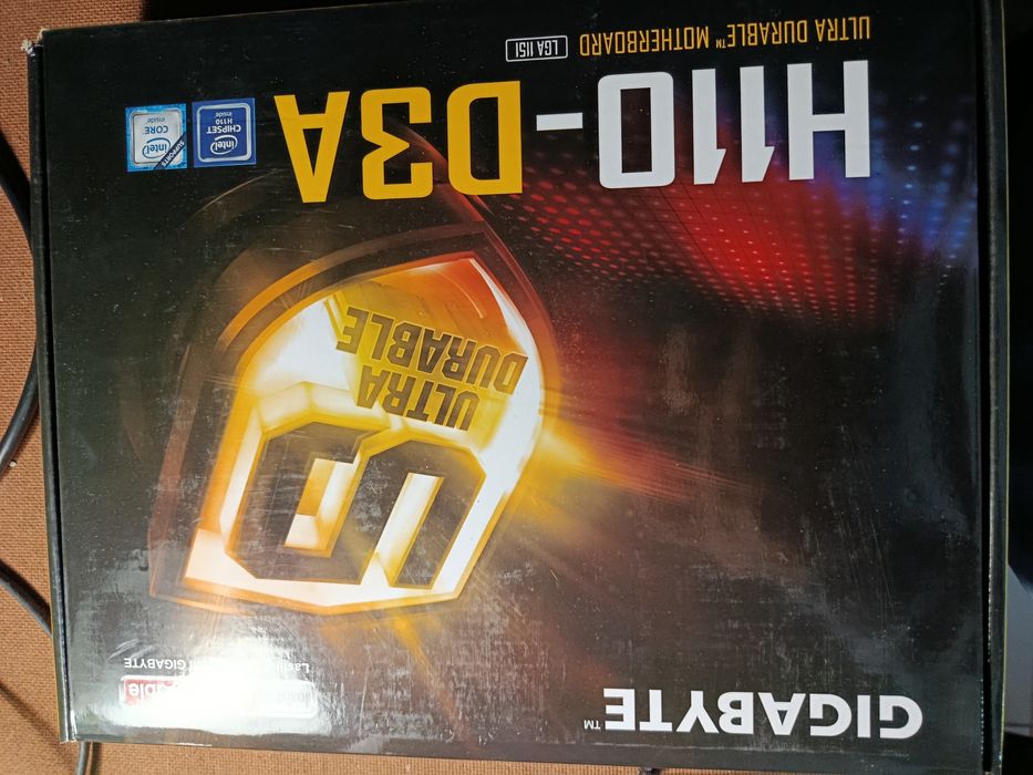 Motherboard gigabyte h110-d3a + celeron g3930