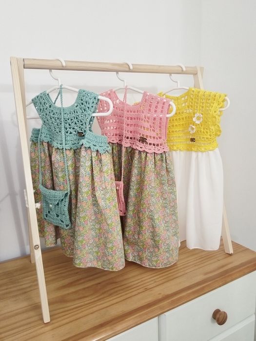 Vestidos em Crochet