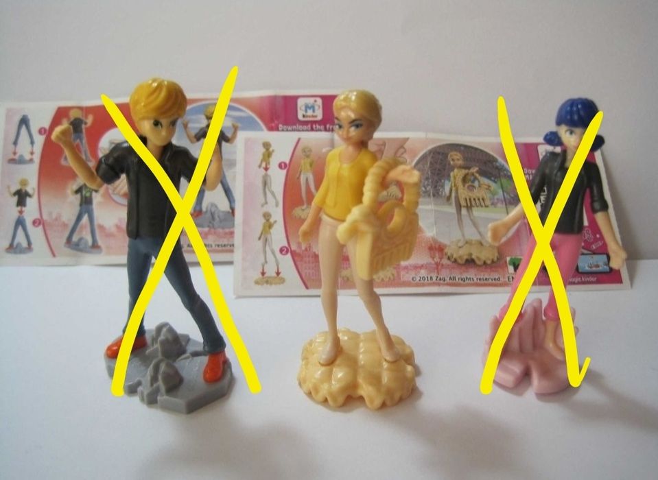 Киндеры леди баг и супер кот, Киндер сюрприз