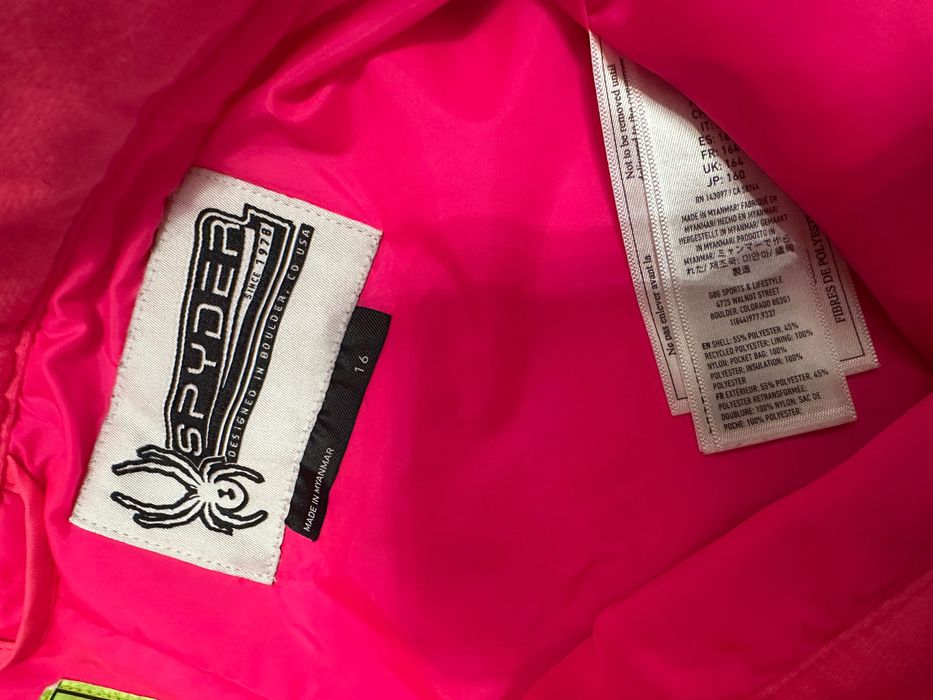 Spodnie narciarskie Spyder dziecięce – rozmiar 164 (16)