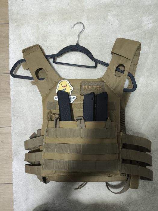 Conjunto de airsoft baratoe completo.
