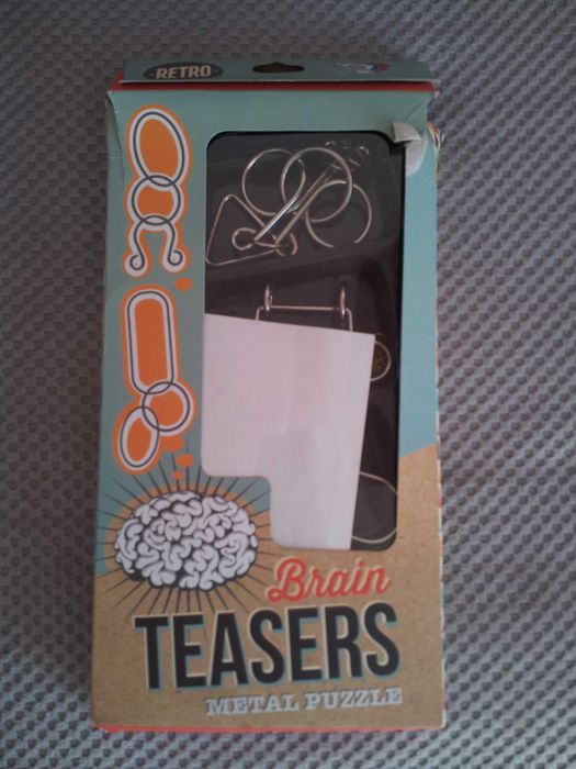 puzzle metalowe brain gra logiczna