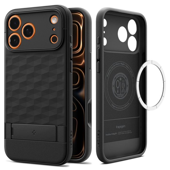 Spigen Parallax S Mag Magsafe Iphone 17 Pro / 18 Pro Matte Black