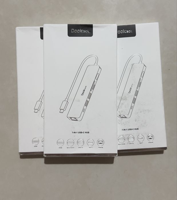 USB концентратор хаб адаптер Dockteck 7-в-1 HDMI