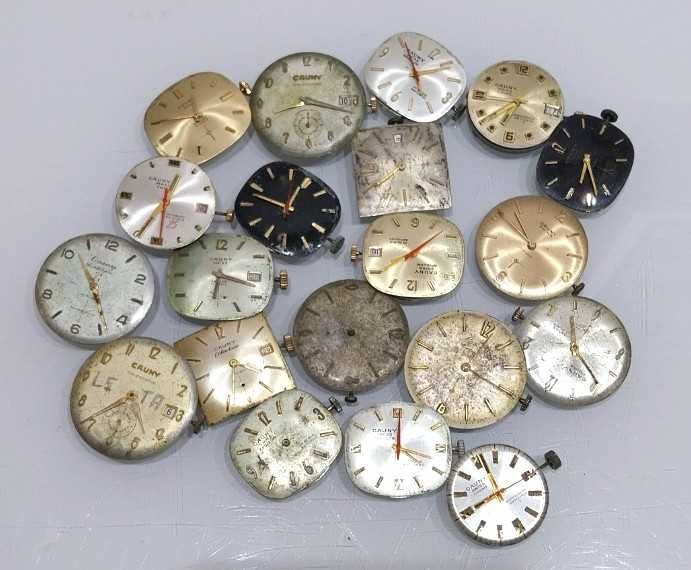 Cauny Vintage Lote com 20 movimentos relógios de Homem