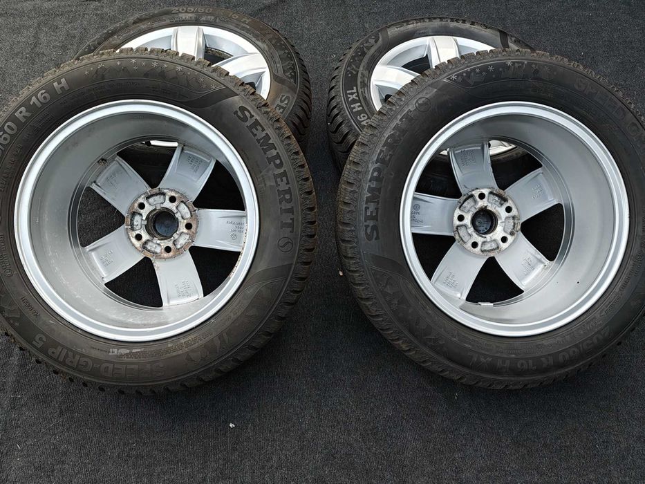 Koła Zimowe VW Touran Caddy T-Roc Octavia Ateca  205/60/16 Semperit  8,5mm 2025r NR 16001