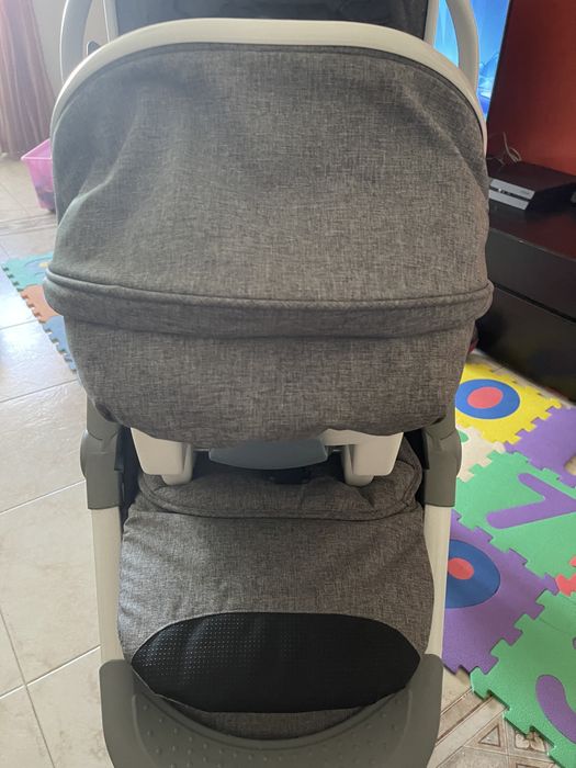 Conjunto De Rua Duo Luxor Ursitos White/Grey