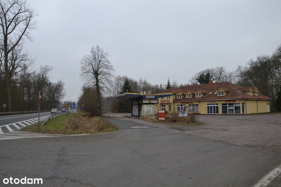Komornik: działki z motelem i stacją paliw w Witynie