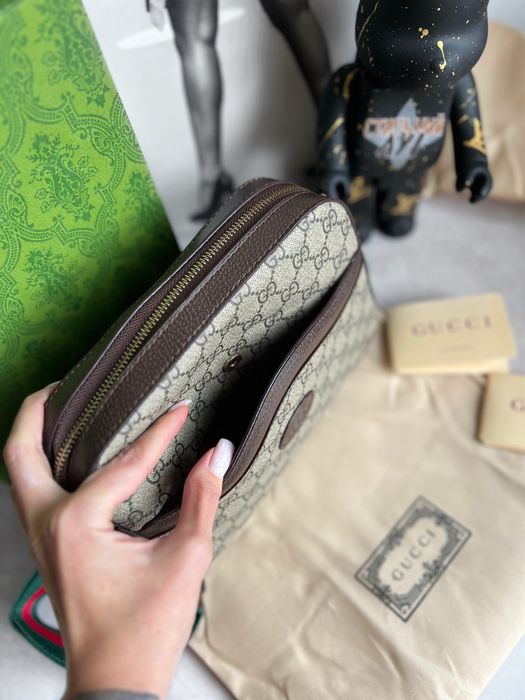 Сумка чоловіча жіноча Gucci гуччи гучі GG месенджер мужская шкіра кожа