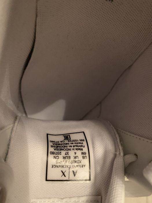 Sneakersy  skórzane Armani Exchange