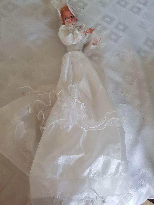 lalka piękna dama 62 cm wysoka PRL