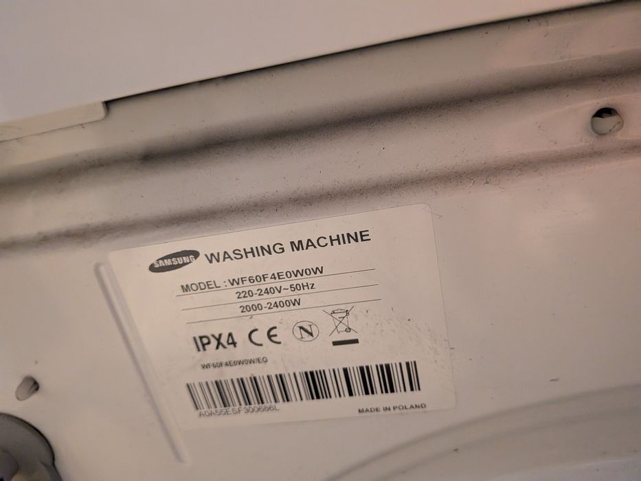 Pralka Samsung ecobubble 6kg WF60F4E0W0W