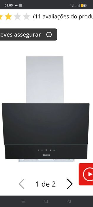 Exaustor Becken novo ainda na caixa