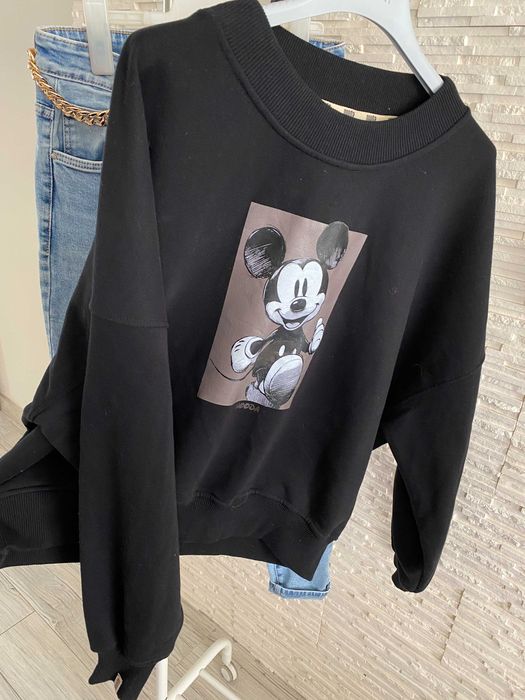 Nooda mięsista bluza z myszka miki Mickey oversize