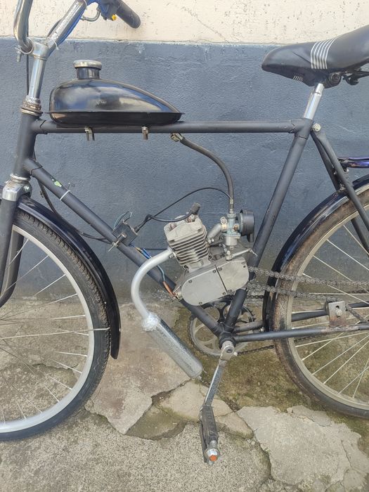 Продам дирчик, велосипед з мотором F80.