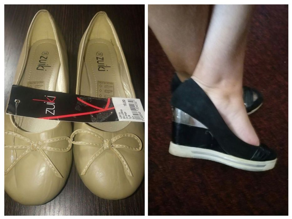 Балетки 38 размер. Туфли 36 размер
