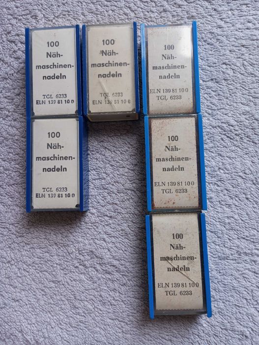 Igły maszynowe sprzedam w całości.