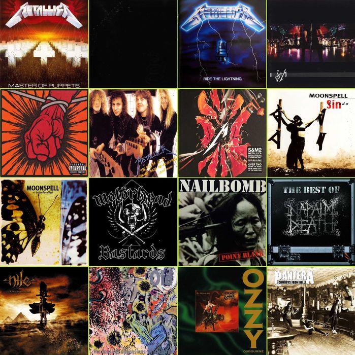 100 CDs - Metal - Raros - Muito Bom Estado