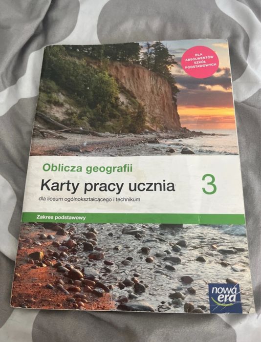 Oblicza geografii karty pracy ucznia 3