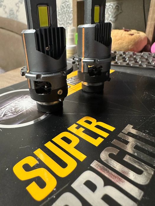 D2S LED 55000LM, суперяскраві, 6000K біле світло