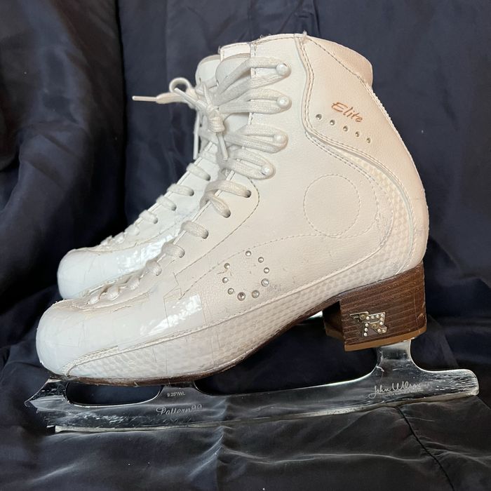 Łyżwy figurowe Risport rozmiar 38, profesjonalne, pięknie zdobione!