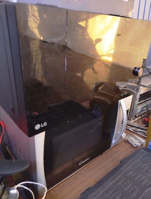 Microondas forno LG candy avariado