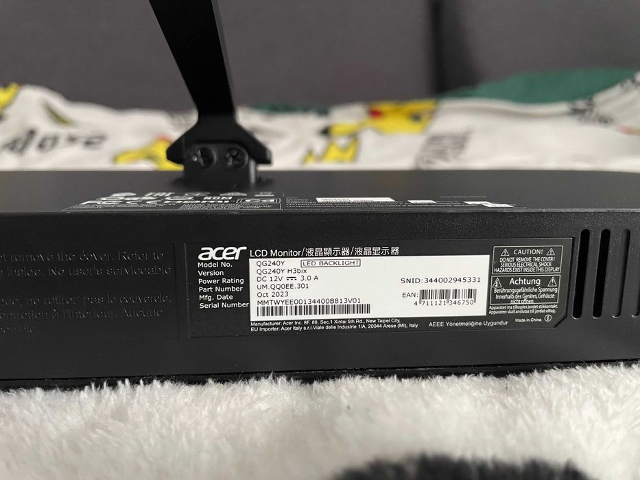 Monitor Acer Nitro QG240YH3BIX