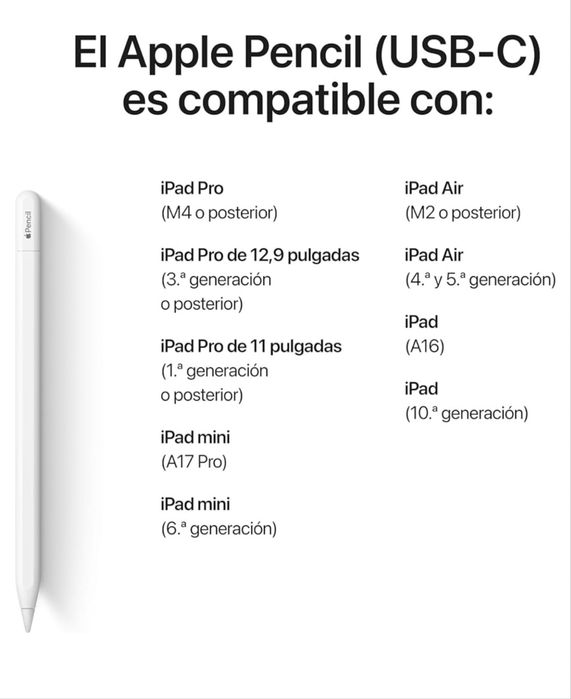 Apple pencil USB-C