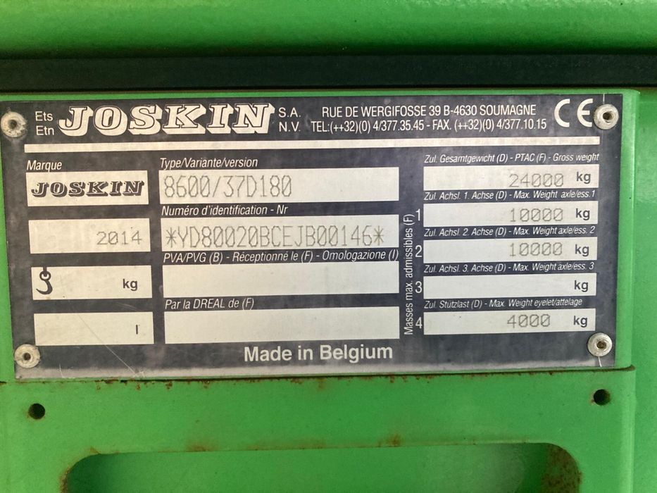 Przyczepa objetosciowa do kiszonki kukurydzy joskin fliegl kaweco sciana przesuwna