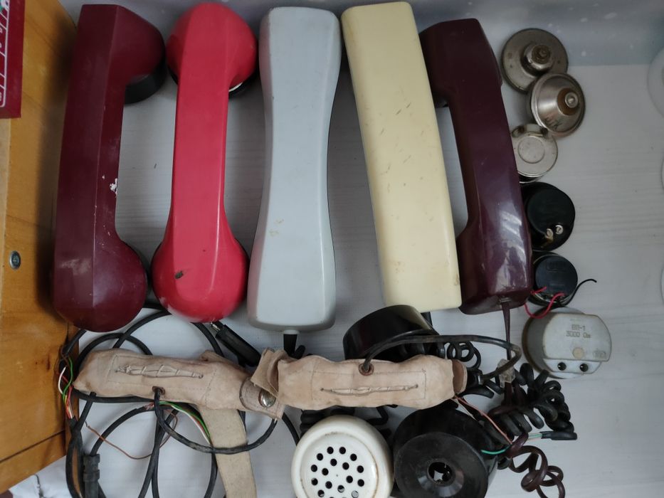 Безкошт.олх.доставка.Ларингофон авиационный ЛА-5, капсулы телефонные