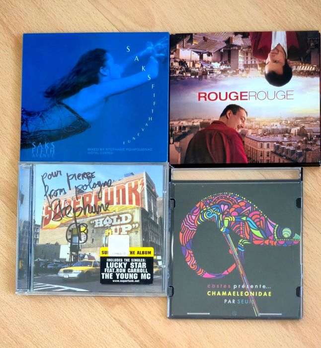 Ambitna elektronika, house, french touch, Superfunk "Hold-up" zestaw 4 CD