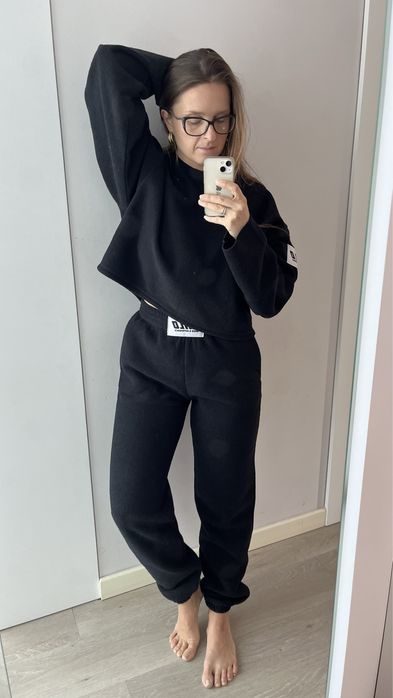 Dres philo new york bluza spodnie z wysoką talią airlift