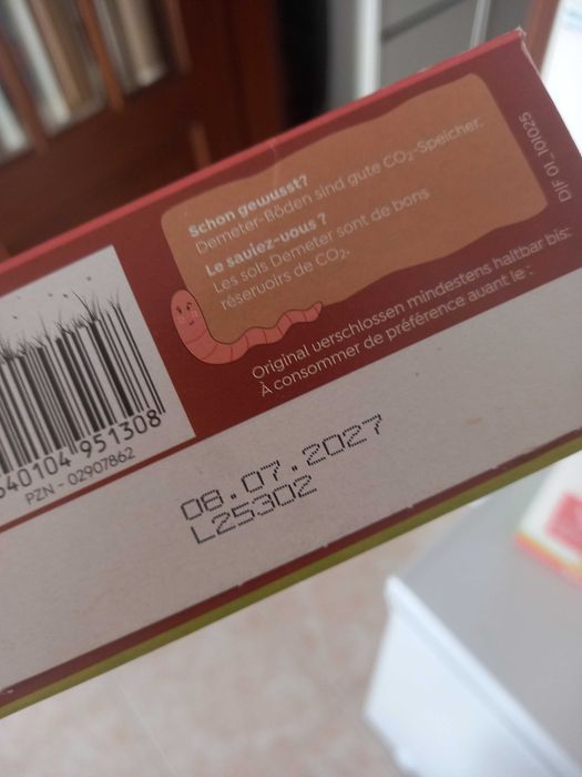 12 latas de fórmula de cabra biológico