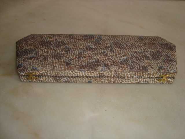 Estojo de trinchantes com cabo de prata início Sec. XX