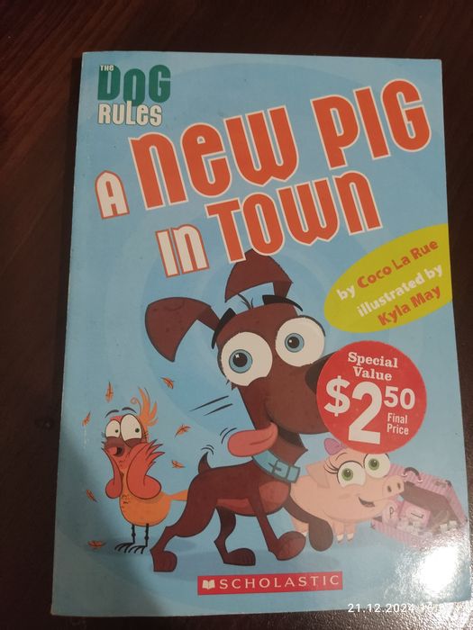 Книга на английском A new pig in Town