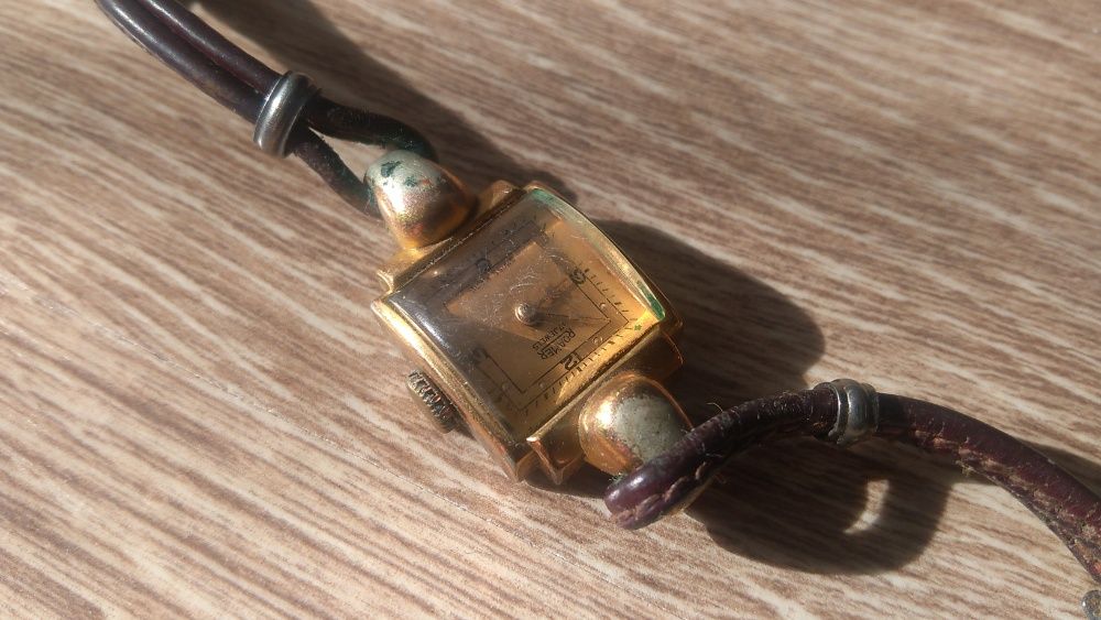 Vintage stary zegarek mechaniczny Roamer lata 50, damka