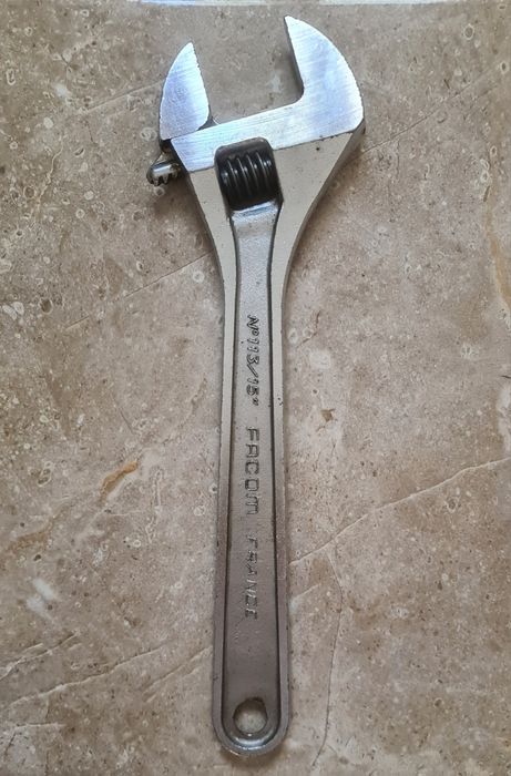 Chave Inglesa Ajustável  FACOM N⁰113 15" Original - Fabricada em França