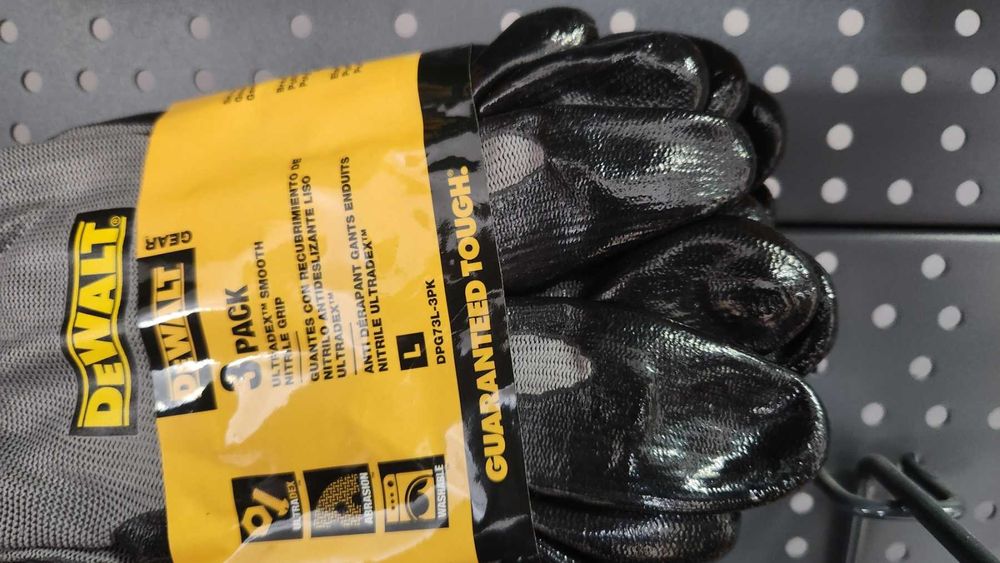 3 пари захисних рукавиць USA DeWALT DPG73L-3PK