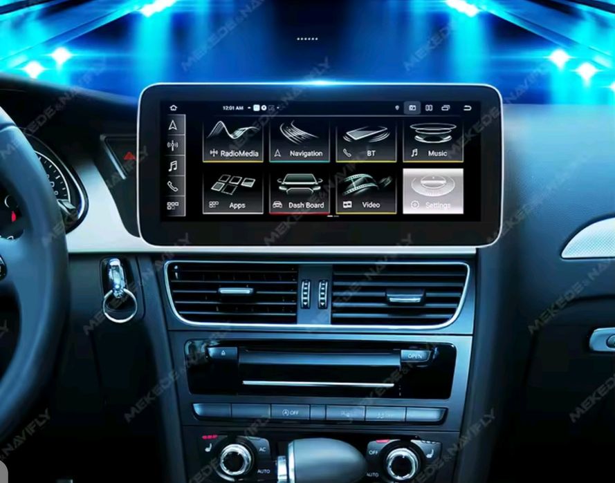 Rádio Android 8-Core 6GB/128GB para Audi A4 B8 / A4L / A5 CarPlay / Android Auto / 4G